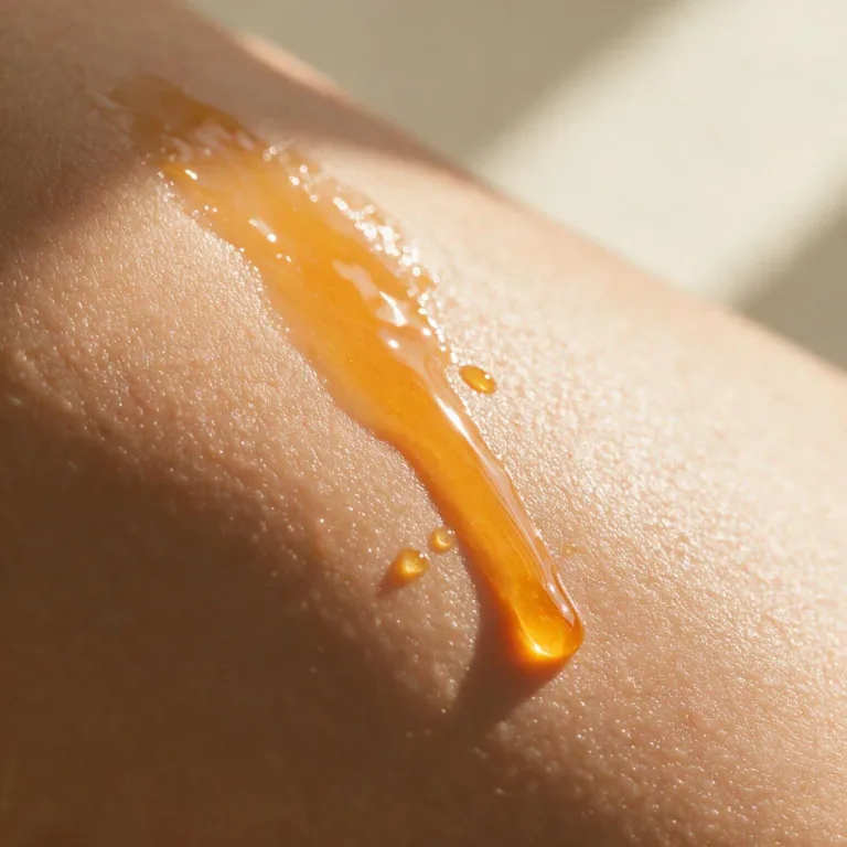 Skin Nutrients Torula gel on skin