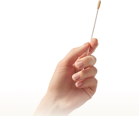 Swab sample collection