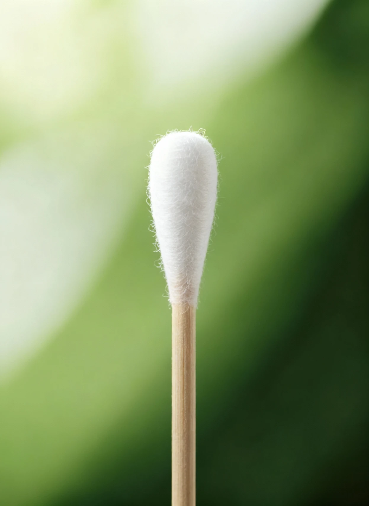 Cotton swab for skin testing