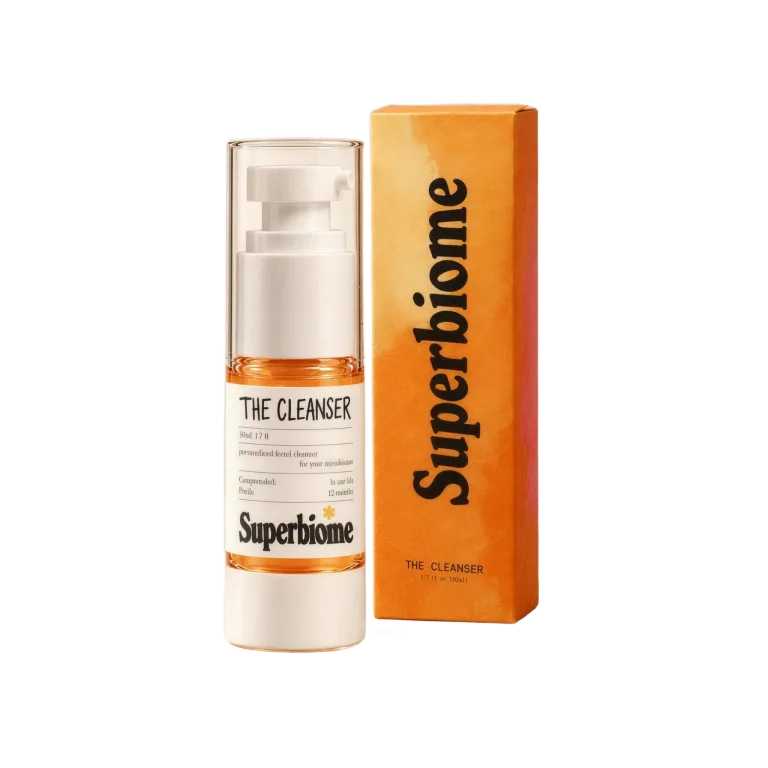 A Skin Nutrients cleanser bottle with its box